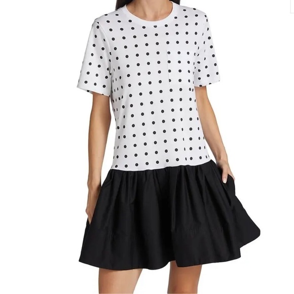 TANYA TAYLOR
Katlyn Polka Dot Dress - Optic White Medium New - Picture 2 of 12